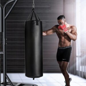 40/46in Professional Boxing Sandbag Punching Bag Training Fitness With Hanging Kick Adults Gym Exercise Empty-Heavy Boxing Bag