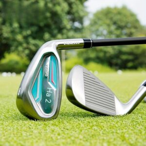 1pc PGM Golf Club, Men's/ Women's Right Hand No. 7 Iron, Stainless Steel Head, Steel/Graphite Shaft Golf Practice Club