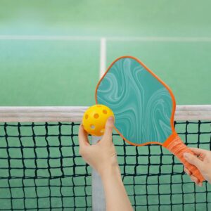Universal Pickleball Paddles Set of 4 Rackets 4 Balls 1 Bag Sports Outdoor Beach Tennis Racket for All Age Sports Accessories
