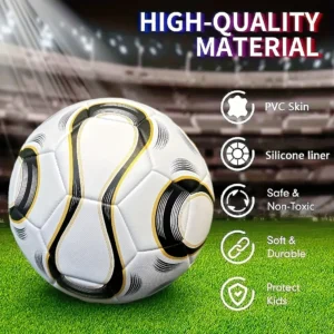 Soccer Balls Standard Size 5 Machine-Stitched Ball PU Material Sports League Outdoor Match Football Training Ball Futbol Voetbal