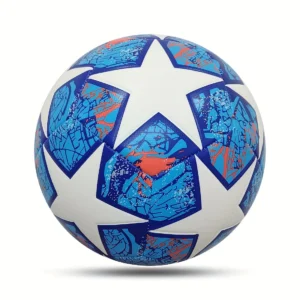 1Pc Classic Size 5 Soccer Ball, Handmade PU Leather Soccer Ball, Durable Kicking Outdoor Sports Training Game Football