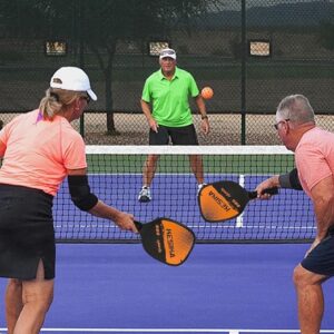 2pcs Pickle Paddles Rackets Set + 4 Balls Kits Portable Anti Slip Sports Racquet