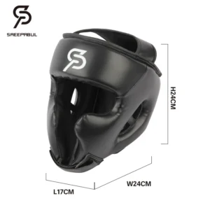 1pc Closed Type Boxing Head Guard/Sparring Helmet/MMA/Muay Thai Kickboxing Brace/Head Protection Free Fight Equipment