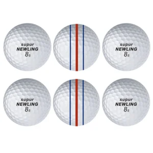 12 Pcs Golf Balls Supur Newling Triple Track Long Distance 3-pieces Golf Ball 3 Line Brand New Game Ball Golf Supplies Drop Ship