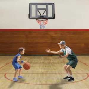 Wall Mounted Backboard & Rim Combo PET Shatter Proof Backboard and Rim Competition Combo Basketball Hoop